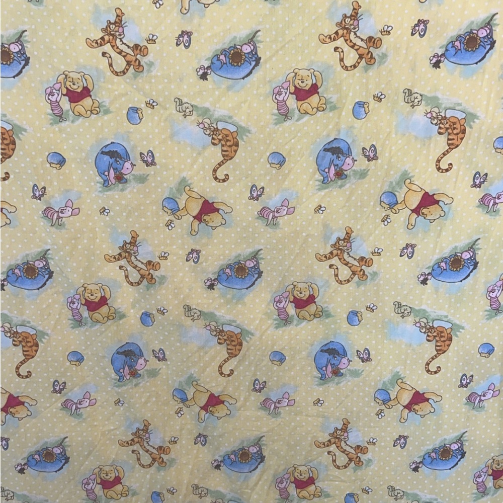 Vintage Disney Winnie the Pooh Crib fitted sheet